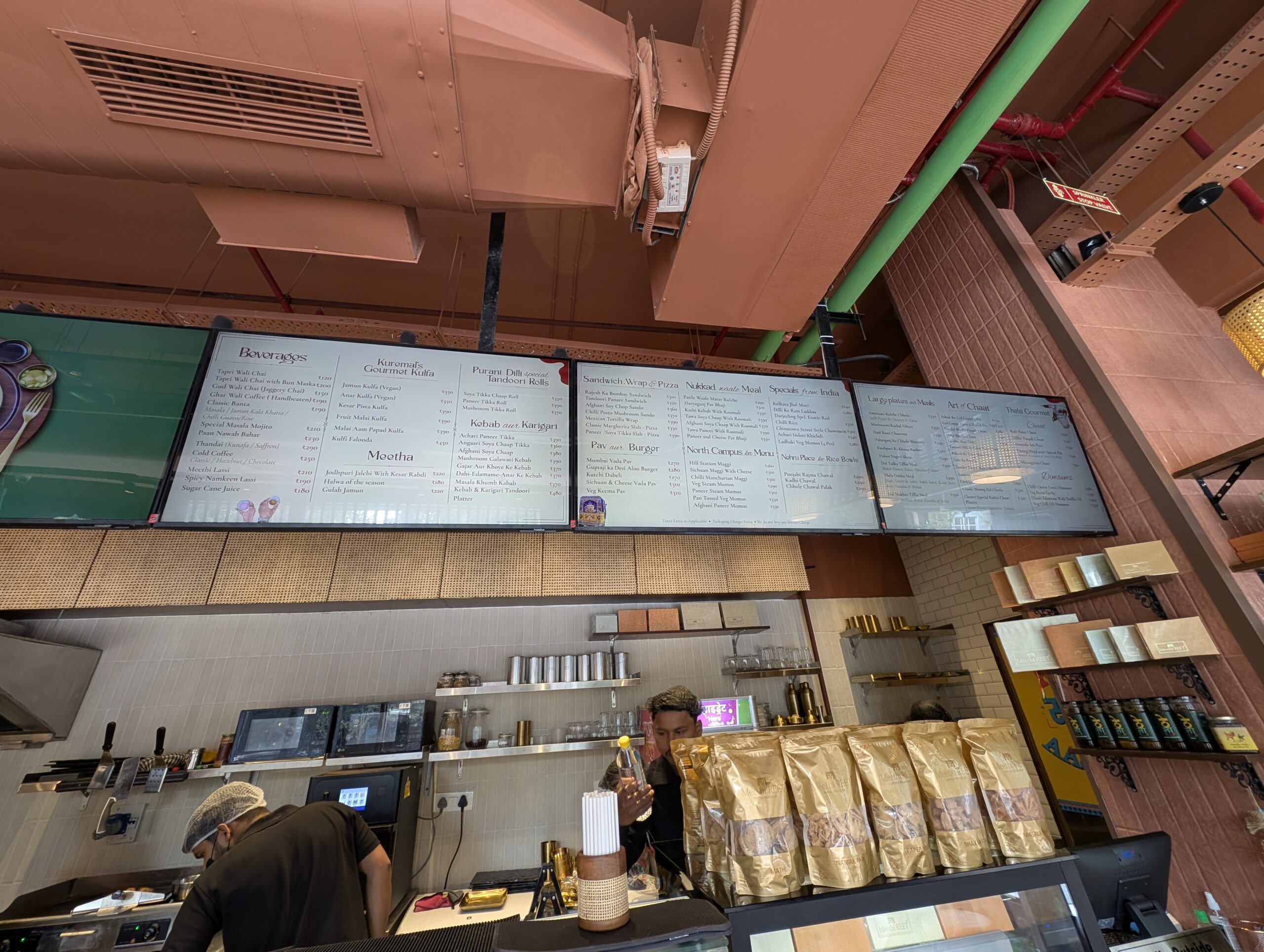 Menu board