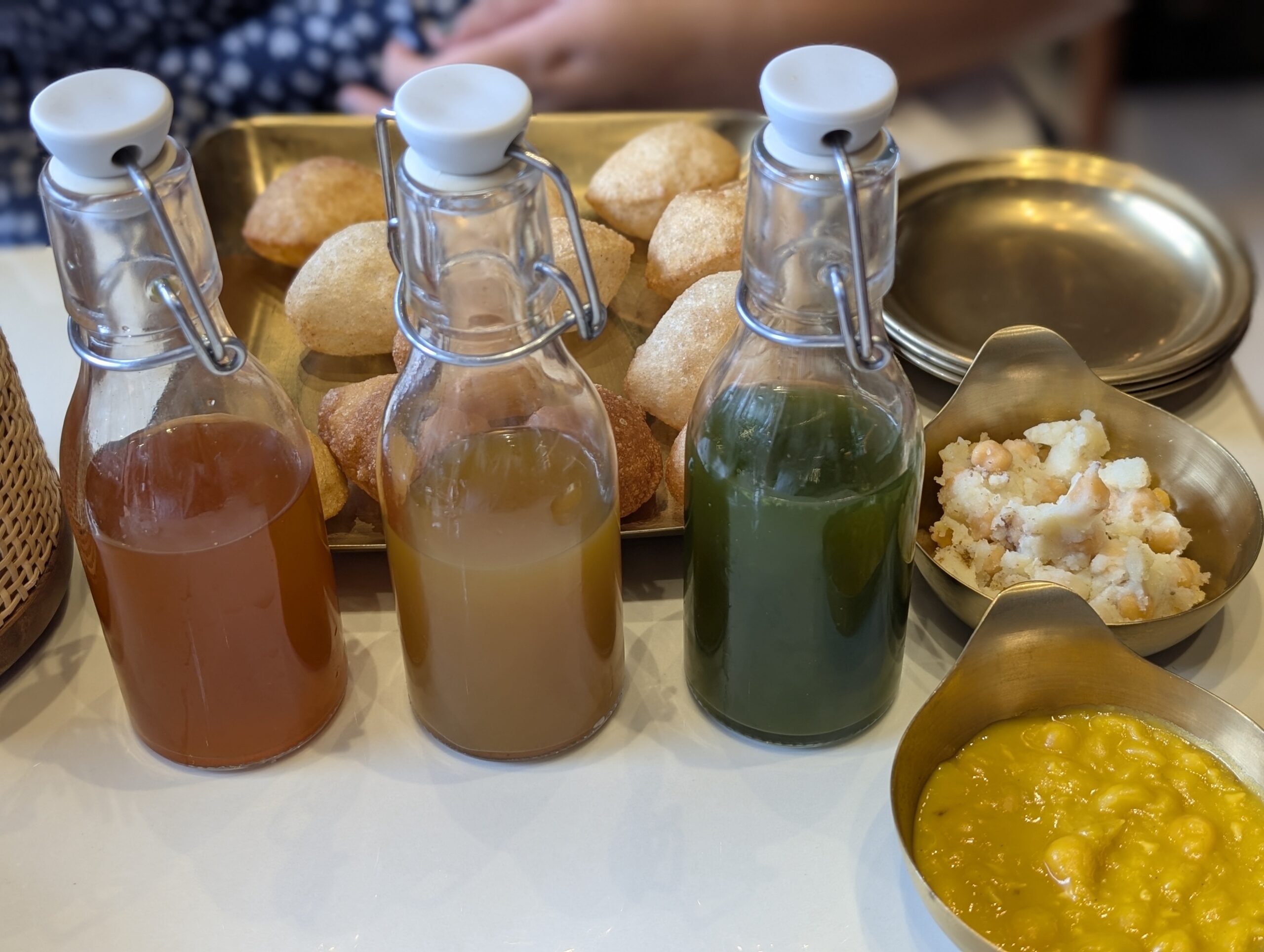 Golgappa waters and fillings